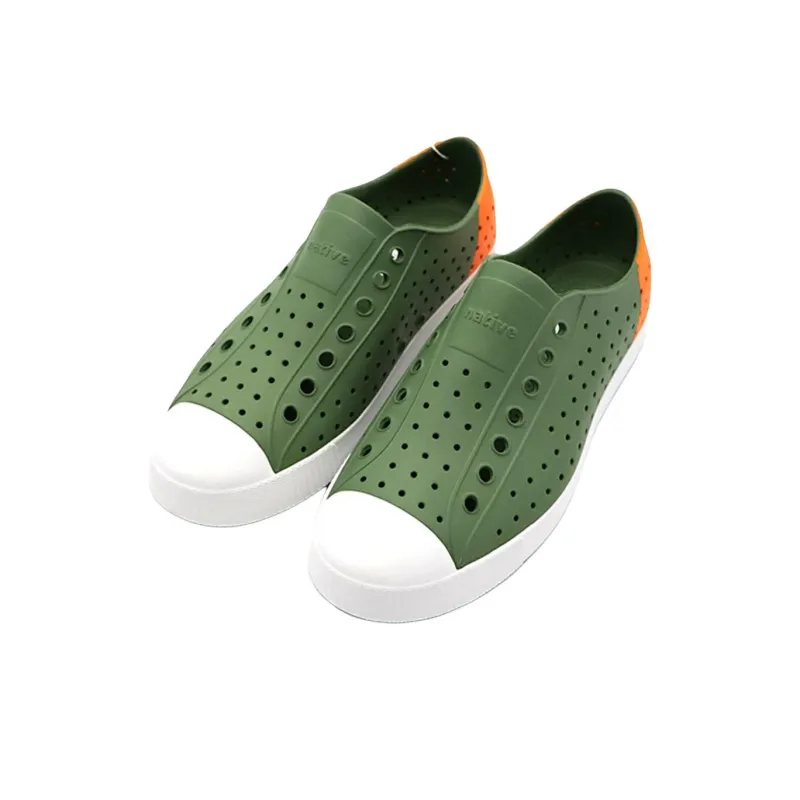 Native Shoes Jefferson Block Clogs Men's Green-1