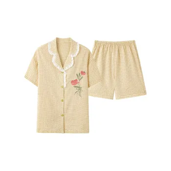 Pretty Lady Pajama Set Women's Apricot