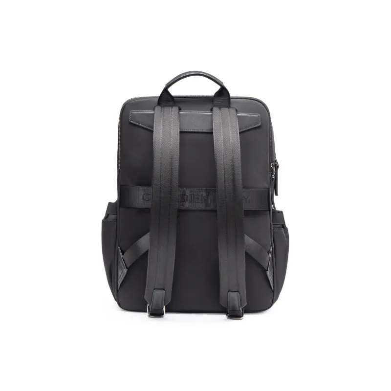 Chrisdien Deny Cow Leather Backpack Regular Men's Black-1