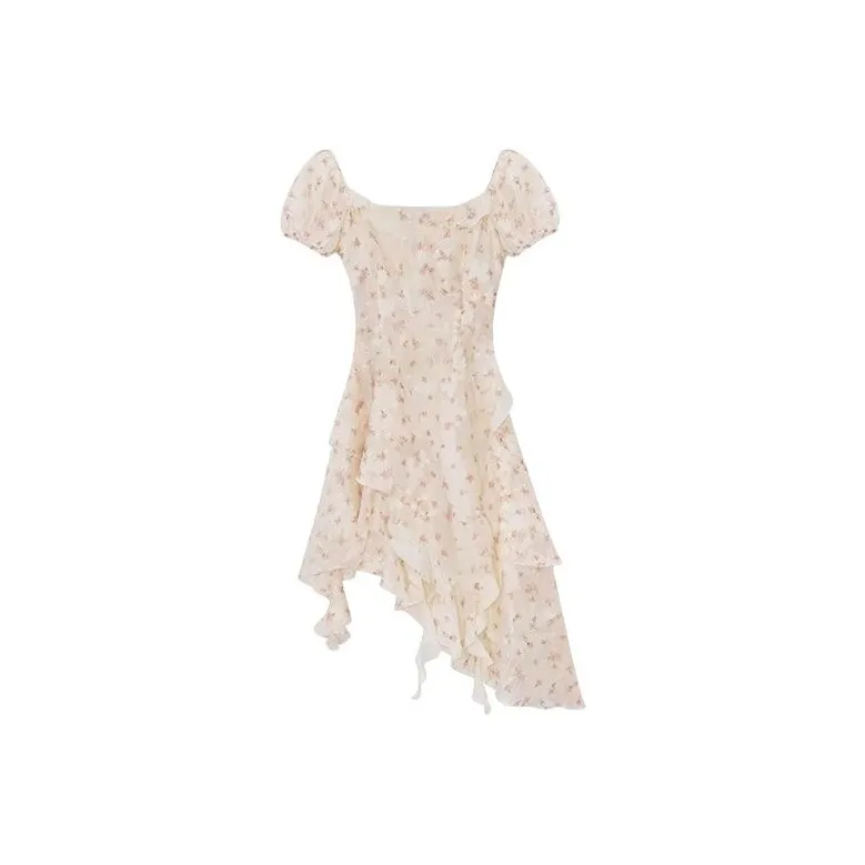DOSOHEB Short Sleeved Dress Women's-0