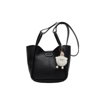 TOUTSEUL YOLO PU Shoulder Bag Women's Black/Khaki/Ecru/Coffee