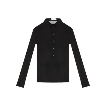 SAINT LAURENT Buttoned Long Sleeved Shirt