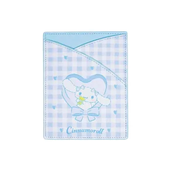 Sanrio Plaid Design Card Holder Women's Blue