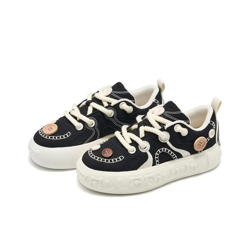 Palladium Paladin Buckle Shoes Casual Shoes Fashion Trend Round Tip Lace Up Skateboard Shoes Men's & Women's-8