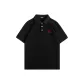 [7A Antibacterial Quick Dry Cooling]Black (with White Gradient Chest Logo)