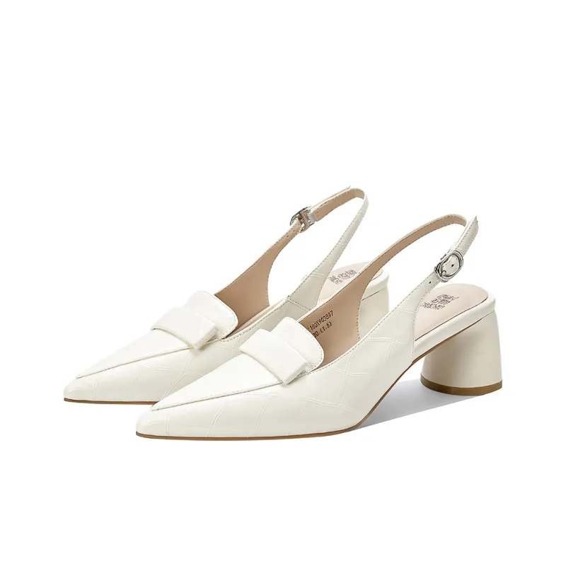 XICUNMINGWU High Heels Women's Ecru/Apricot-2