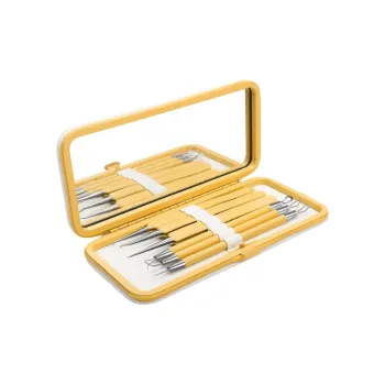 XIAOTIANLAI Pimple Extractor Blackhead Extractor Set Tools Cell Pincher Tweezers Pore Cleanser Beauty Salon 6 Pcs Set