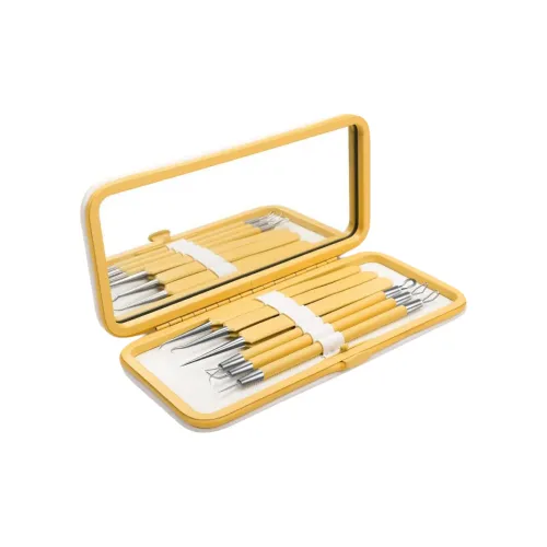 XIAOTIANLAI Pimple Extractor Blackhead Extractor Set Tools Cell Pincher Tweezers Pore Cleanser Beauty Salon 6 Pcs Set