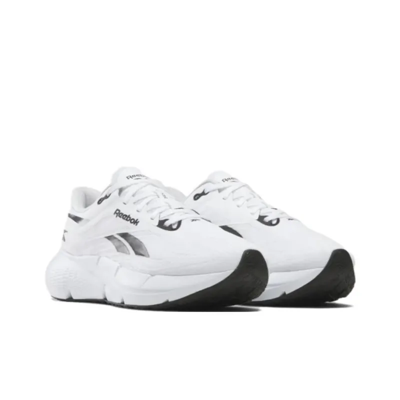 Reebok Anti Slip Wear Resistant Low Top Running Shoes Unisex White-2