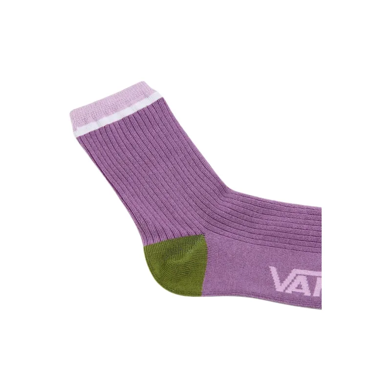 Vans Miles Mid Calf Socks Unisex 1 Pack Grape Sauce-2
