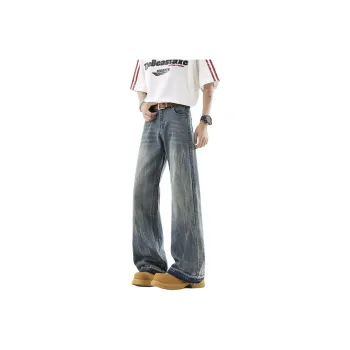 WARNING LIGHT Jeans Unisex Blue