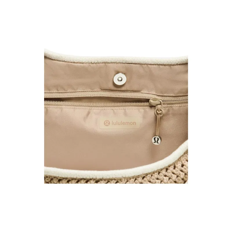 Lululemon Polyester Shoulder Bag Regular Women's Cardamom & Ivory White-3