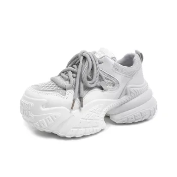 Dragon Dance Abrasion Resistant, Breathable, Lightweight, Height Increasing Low Top Chunky Sneakers Women's