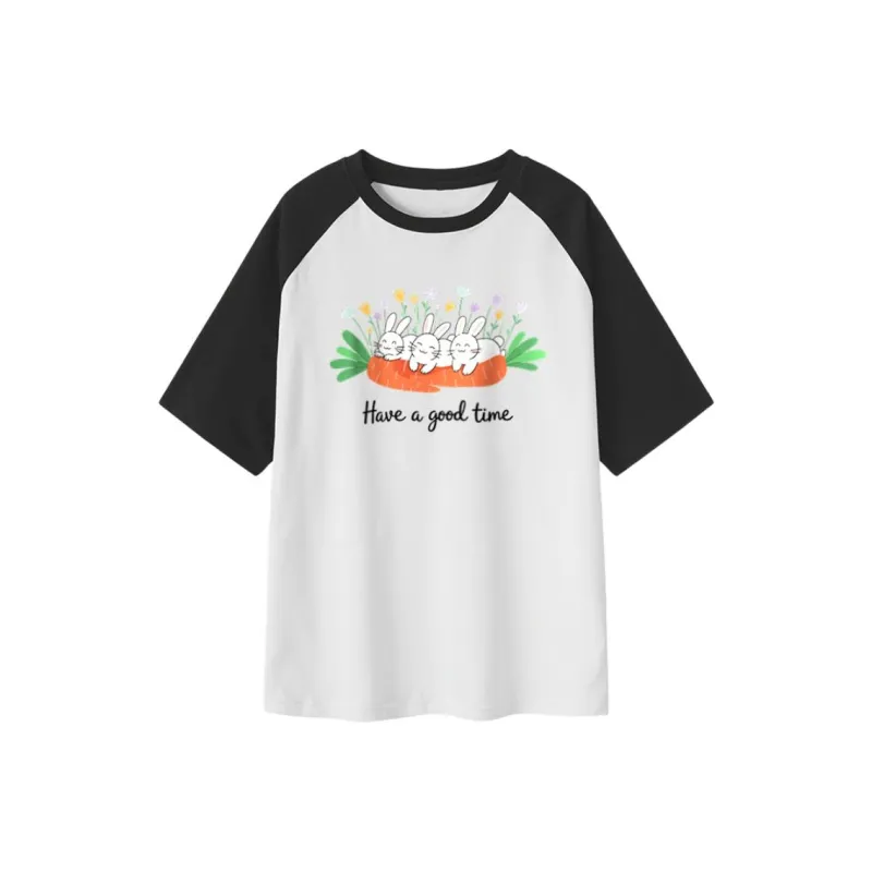 FAIRWHALE Drop Shoulder Sleeve T Shirt Women's-4