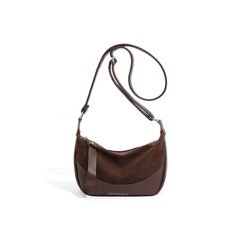 PT'SON Synthetic Leather Shoulder Bag, Crossbody Bag Women's Coffee-5