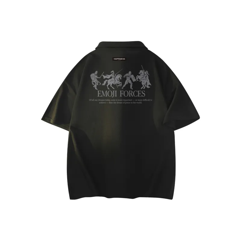 Emoji Polo Shirts Unisex-4