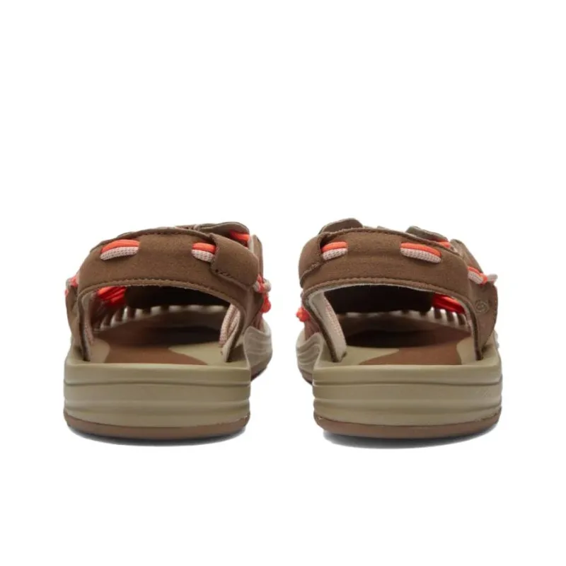 KEEN Uneek Anti Slip Wear Resistant River Trekking Shoes Men's Red Brown-3