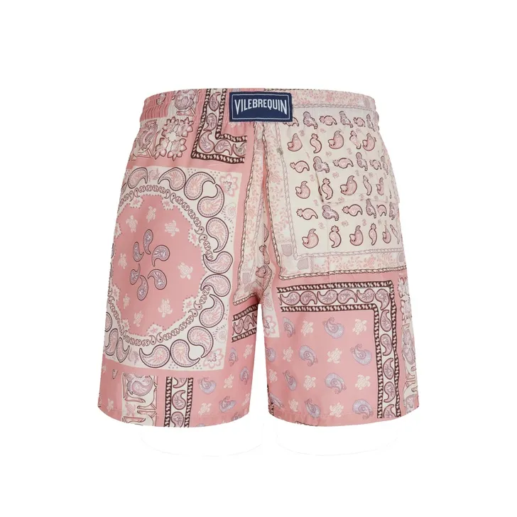 BAPE BLACK X Vilebrequin Bandana Print Swiming Shorts-1