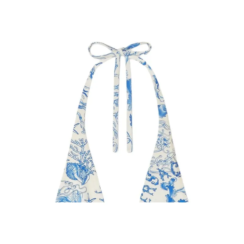 VERSACE Barocco UNDERWATER Bikini Women's Blue-3