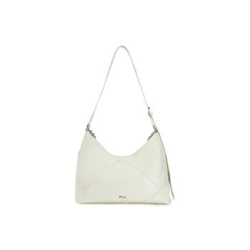 FILA Lifestyle Polyurethane With Synthetic Leather Shoulder Bag Women's Cloud White