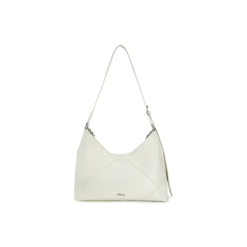 FILA Lifestyle Polyurethane With Synthetic Leather Shoulder Bag Women's Cloud White