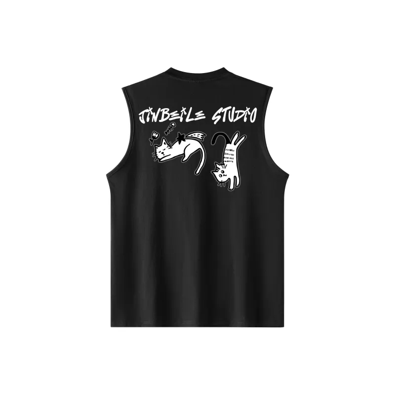 JINBEILE Tank Tops Unisex-0