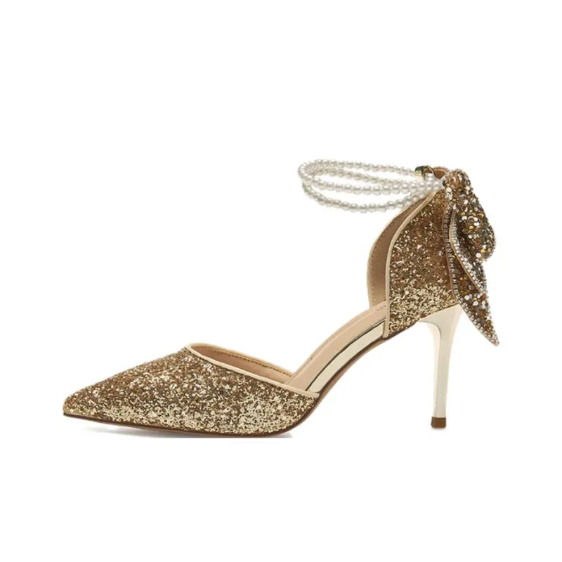 AGSDON High Heels Women's Silver-0