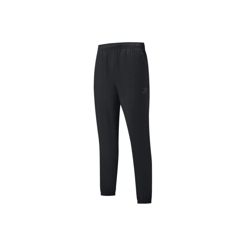 XTEP Knitted Sweatpants Men's Jet Black-0