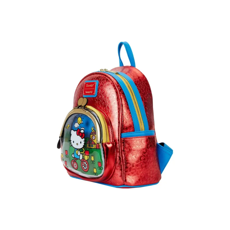 Sanrio Hello Kitty X Loungefly Collaboration PU Backpack Mini Women's Red-1