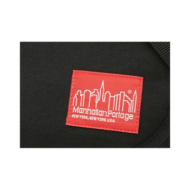 Manhattan Portage Nylon Messenger Bag, Shoulder Bag, Crossbody Bag Men's Black-4