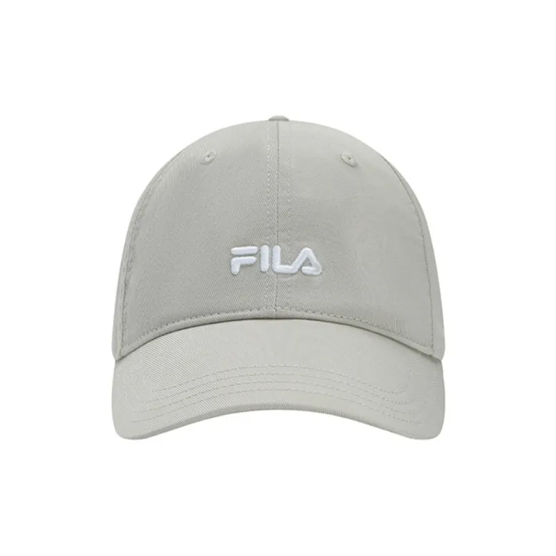 FILA ORIGINALE Cotton Baseball Caps Unisex White Beige-0