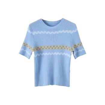 Late White Knitwear Women's Blue