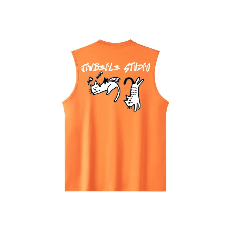 JINBEILE Tank Tops Unisex-14