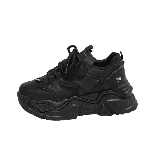 NANJIREN Cushioning, Slip Resistant, Abrasion Resistant, Coverage, Support, Lightweight Low Top Chunky Sneakers Women's