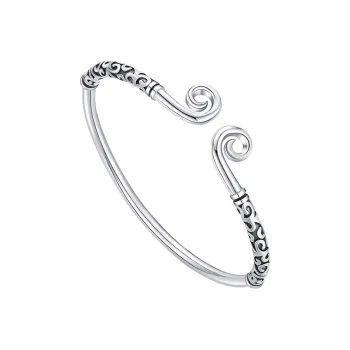 CARAT'S DIARY S999 Fine Silver Bangles Unisex