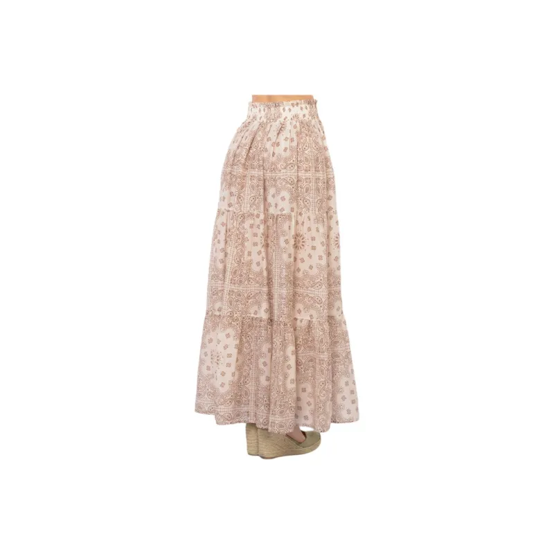 MC2 Saint Barth Cheyenne Pleated Long Skirt-4