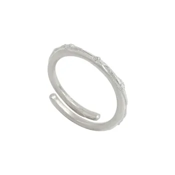 M.Wong 925 Sterling Silver Adjustable Opening Yinyu Fine Ring Unisex