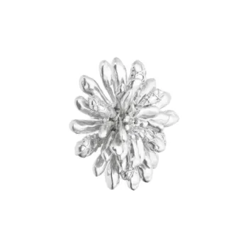 DIOR Brass, Crystal Brooches Unisex Silver