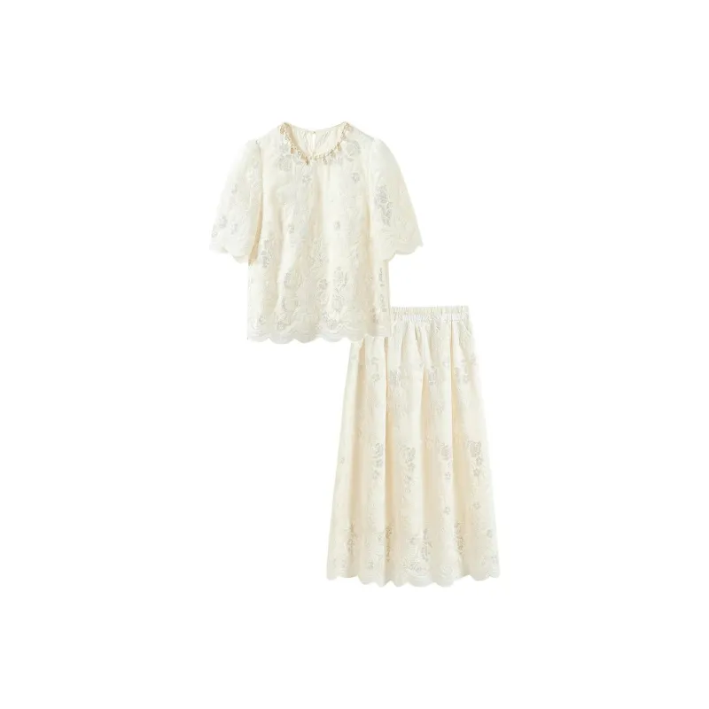 Hang Yi Court Skirt Set Women's-0