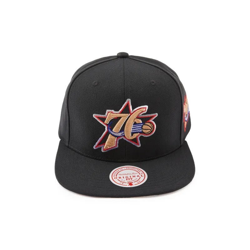 Mitchell & Ness Polyester Flat Brim Baseball Cap Men's-2