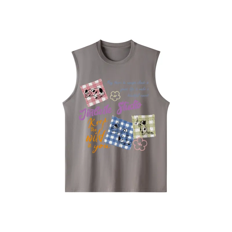 JINBEILE Tank Tops Unisex-8