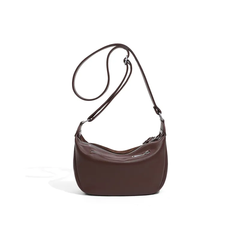 PT'SON Synthetic Leather Shoulder Bag, Crossbody Bag Women's Coffee-6