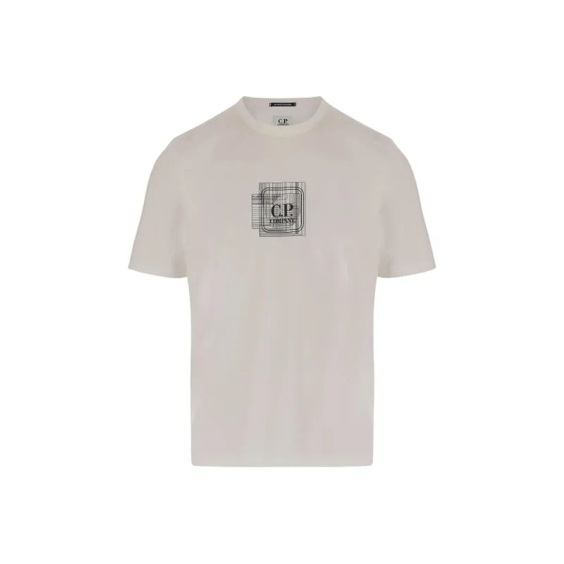 C.P.Company Logo print T shirt-0
