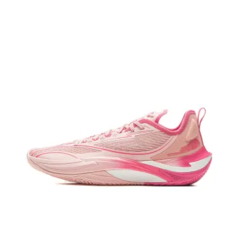 LiNing Cushioning, Slip Resistant, Abrasion Resistant, Rebound Grip Low Top Basketball Shoes Men's Frosting Pink