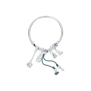 WINY 999 Fine Silver Bangles Women's