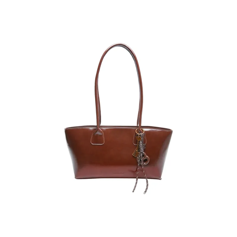 TOUTSEUL YOLO PU Shoulder Bag Women's Ancora Red/Black/Coffee/Brown/Ecru-18