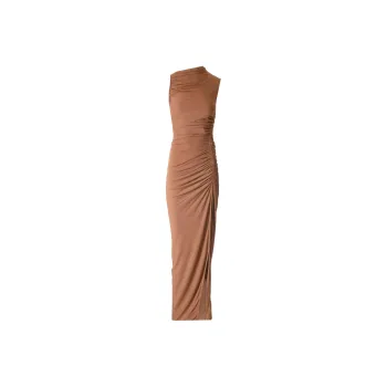 RICK OWENS Svita Ruched Maxi Dress