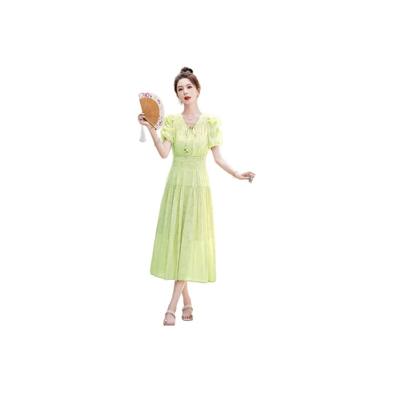 TEME Short Sleeved Dress Women's-4