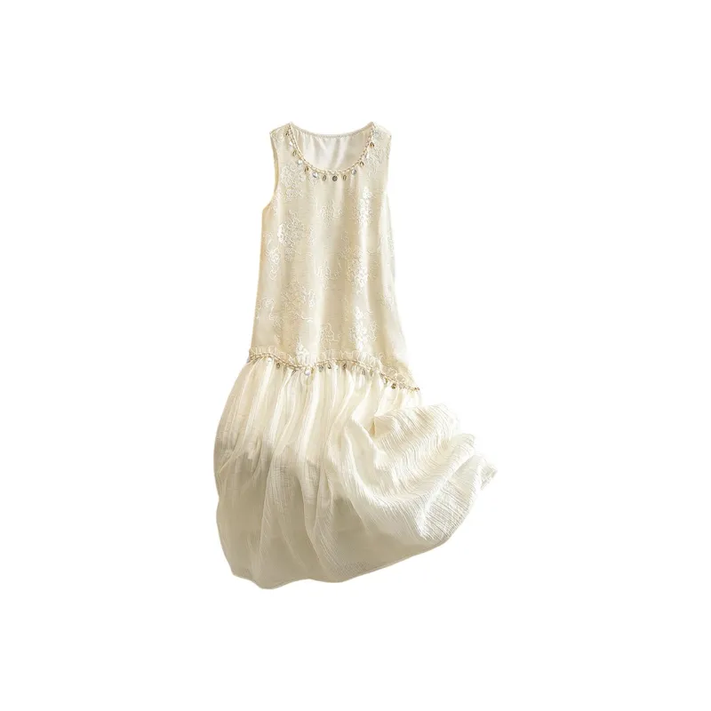 Cypress House Sleeveless Dress Women's Apricot-0