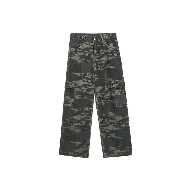 MLPR Jeans Unisex Green Camouflage-0